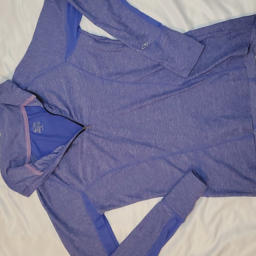 Purple hoodie jacket